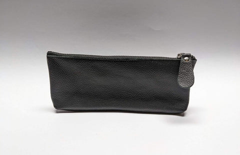 Black Genuine Leather Pouch